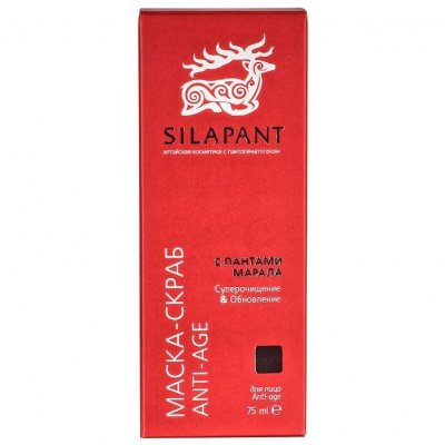 Купить silapant anti-age (силапант) скраб-маска для лица антивозрастная, 75мл в Бору