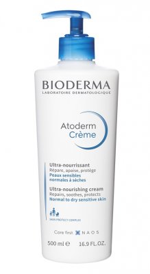 Купить bioderma atoderm (биодерма атодерм) крем для лица и тела с помпой 500мл в Бору
