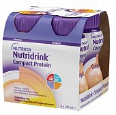 Купить nutridrink (нутридринк) компакт протеин со вкусом персика и манго 125мл, 4 шт в Бору