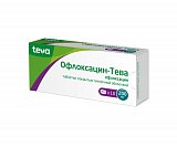 Офлоксацин-Тева, таблетки, покрытые пленочной оболочкой 200мг, 10 шт