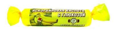 Купить аскорбиновая кислота с глюкозой гленвитол таблетки со вкусом банана 3г, 10 шт бад в Бору
