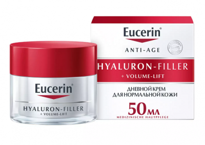 Купить эуцерин (eucerin hyaluron-filler+volume-lift (эуцерин) крем для лица для нормальной комбинированной кожи дневной 50 мл в Бору