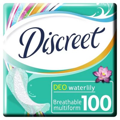 Купить discreet (дискрит) прокладки део водная лилия 100шт в Бору