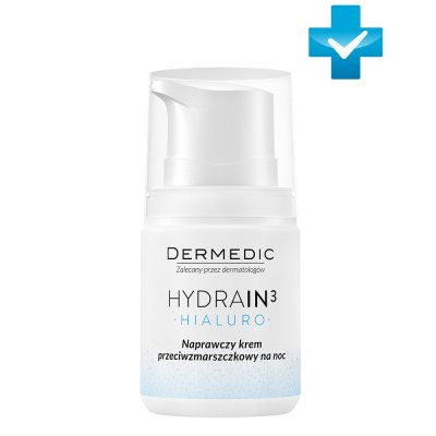 Купить dermedic hydrain3 (дермедик) ночной восстанавливающий крем против морщин 55 г в Бору