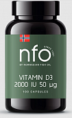 Купить norwegian fish oil (норвегиан фиш оил) витамин д3 2000ме, капсулы 100шт бад в Бору