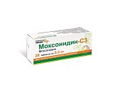 Купить моксонидин-сз, таблетки, покрытые пленочной оболочкой 0,3мг, 28 шт в Бору