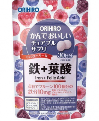 Купить orihiro (орихиро) железо с витаминами, таблетки 120шт бад в Бору