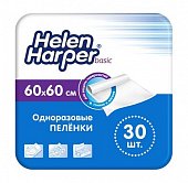 Купить helen harper (хелен харпер) пеленка впитывающая базик 60х60см, 30 шт в Бору