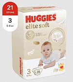 Купить huggies (хаггис) подгузники elitesoft 5-9кг 21 шт в Бору