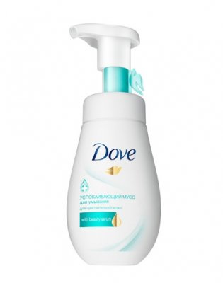 Купить dove (дав) мусс для умывания для чувствительной кожи успокаивающий, 160мл в Бору