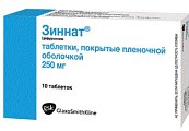 Купить зиннат, таблетки, покрытые пленочной оболочкой 250мг, 10 шт в Бору