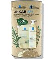 La Roche-Posay Lipikar AP+ (Ля Рош Позе) липидовосполняющее смягчающее масло для ванны и душа 400 мл+сменный блок 400 мл/набор