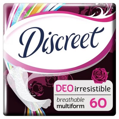 Купить discreet (дискрит) прокладки део иресист мультиформ 60шт в Бору