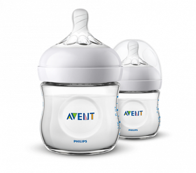 Купить avent (авент) бутылочка для кормления с рождения natural 125 мл 2шт (scf030/27) в Бору
