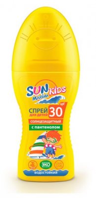 Купить sun marina (сан марина) кидс, крем солнцезащитный для детей, 150мл spf30 в Бору