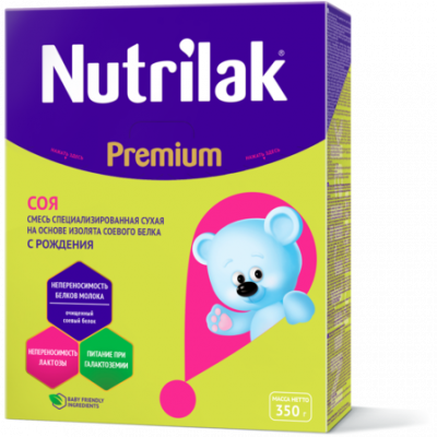 Купить нутрилак премиум (nutrilak premium) соя молочная смесь с рождения, 350г в Бору