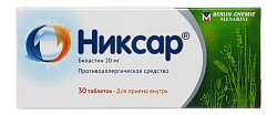 Купить никсар, таблетки 20мг, 30 шт от аллергии в Бору