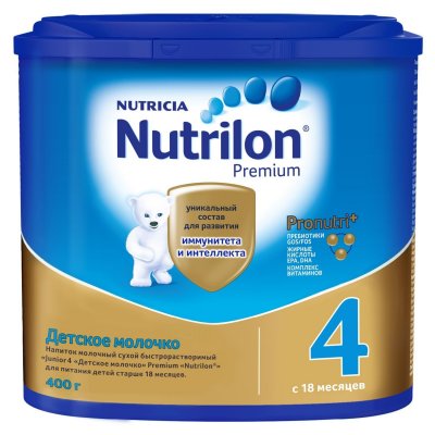 Купить nutrilon junior premium 4 (нутрилон) сухая смесь детская с 18 месяцев, 400г в Бору