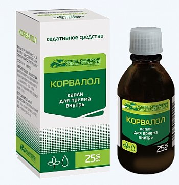 Корвалол, капли для приема внутрь, флакон 25мл