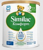 Купить симилак (similac) 2 комфорт смесь молочная 0-6 месяцев, 375г в Бору