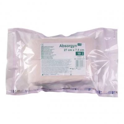 Купить matopat absorgyn (матопат) прокладки послеродовые, 27 х 7,5см 10 шт стерильный пакет в Бору