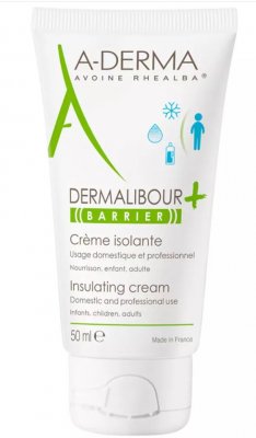 Купить a-derma dermalibour+ cica barrier (а-дерма) крем для лица и тела защитный 50мл в Бору