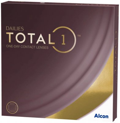 Купить контактные линзы alcon (алкон) dailies total 1, 90 шт, -1,25 (8,5) в Бору
