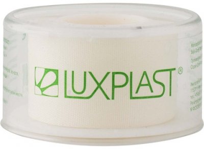 Купить luxplast (люкспласт) пластырь фиксирующий шелковый основе 2,5см х 5м в Бору