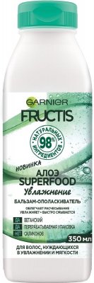 Купить garnier fructis (гарньер фруктис) бальзам-ополаскиватель увлажнение суперфуд алоэ 350мл в Бору