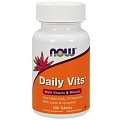 Купить now foods (нау фудс) daily vits комплекс витаминов, таблетки 1252мг, 100 шт бад в Бору