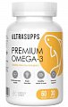 Купить ultrasupps (ультрасаппс) омега-3 премиум, капсулы 1405мг 60 шт. бад в Бору