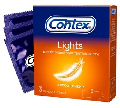 Купить контекс презервативы lights особо тонкие №3 (авк полифарм, соединенное королевство великобритании и  в Бору