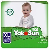 Купить yokosun eco (йокосан) подгузники размер xl (12-20 кг) 44шт в Бору