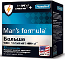 Купить man's formula (мен-с формула) больше чем поливитамины энергия+иммунитет, капсулы массой 940 мг 60шт бад в Бору