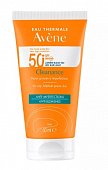 Купить авен клинанс (avenе cleanance) флюид для лица и шеи солнцезащитный для проблемной кожи, 50 мл spf 50+ в Бору
