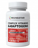 Купить ризингстар (risingstar) комплекс витаминов и адаптогенов с омега-3, капсулы 1620мг, 60 шт бад в Бору