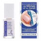 Купить belweder (бельведер) лак для укрепления ногтей кремний и экстракт кораллов 8мл в Бору