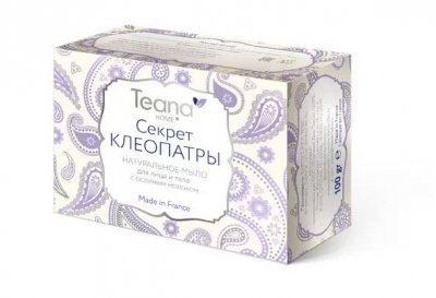Купить тиана (teana) мыло для сухой и чувствительной кожи лица и тела с ослиным молоком,100г в Бору