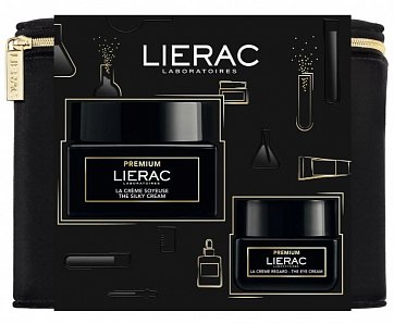 Лиерак (Lierac Premium) набор Премиум: Дневной крем с бархатистой текстурой 50 мл + крем для контура глаз 20 мл
