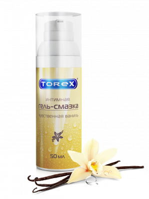 Купить torex (торекс) гель-смазка интимный чувственная ваниль, флакон-дозатор 50мл в Бору