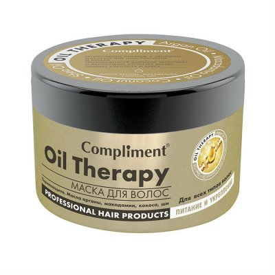 Купить compliment oil therapy (комплимент) маска для всех типов волос питание и укрепление, 500мл в Бору