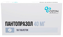 Купить пантопразол, таблетки кишечнорастворимые, покрытые пленочной оболочкой 40мг, 56 шт в Бору