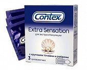 Купить contex (контекс) презервативы extra sensation 3шт в Бору