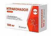 Купить итраконазол, капсулы 100мг, 30 шт в Бору