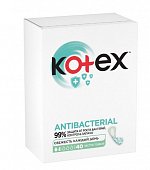 Купить котекс (kotex) прокладки ежедневные антибактериальны экстра тонкие, 40 шт в Бору