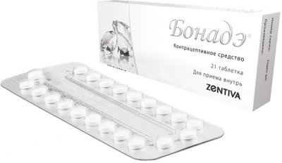 Купить бонадэ, таблетки, покрытые пленочной оболочкой 2мг+0,03мг, 21 шт в Бору