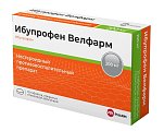 Купить ибупрофен-велфарм, таблетки, покрытые пленочной оболочкой 200мг, 30шт в Бору