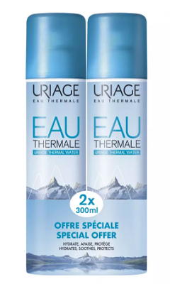 Купить uriage (урьяж) набор: термальная вода аэрозоль 300мл х2шт в Бору