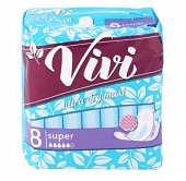Купить vivi (виви) прокладки ultra dry мaxi super, 8 шт в Бору