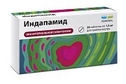 Купить индапамид реневал, таблетки с пролонгированным высвобождением, покрытые пленочной оболочкой, 1,5 мг 30шт. в Бору